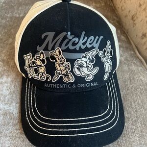 Disney Black and White Mickey Mouse Hat